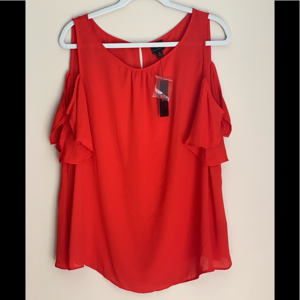 Worthington cold shoulder women’s top XL NWT
